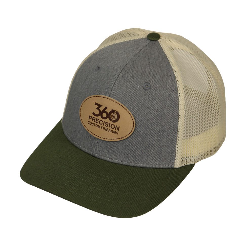 Gray Birch Olive Lopro Trucker Hat Precision