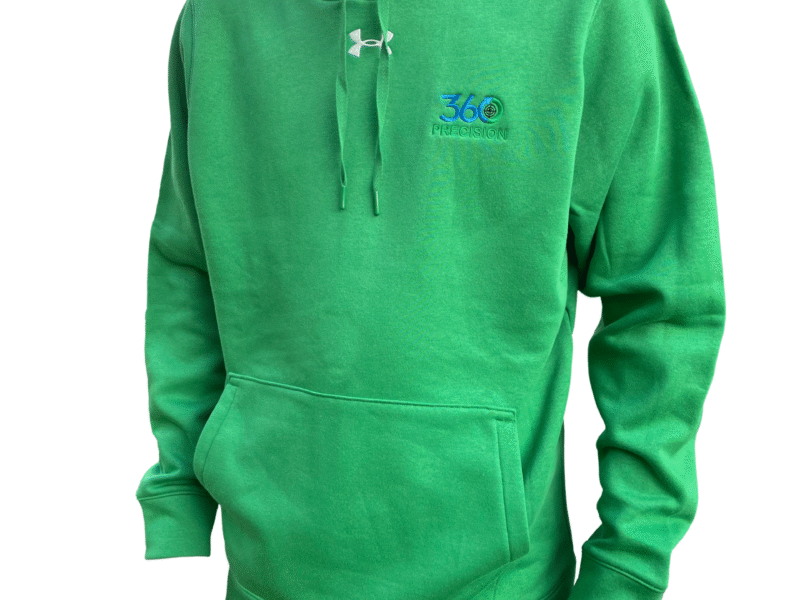 Under Armour Custom 360 Precision Fleece Hoodie - Team Kelly Green