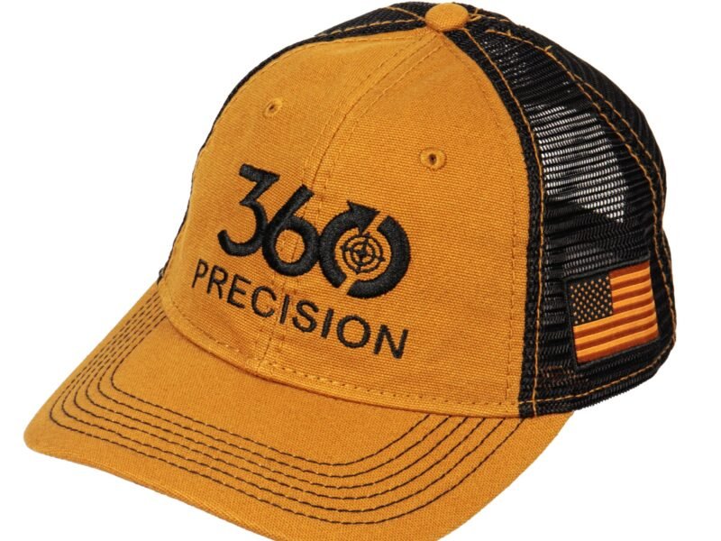 360 Precision Trucker Hat, Brown/Black
