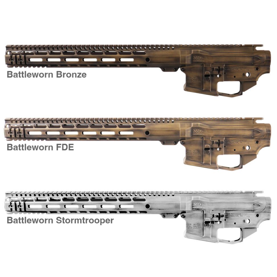 13.5" Battleworn AR-15 / M4 Builder Sets