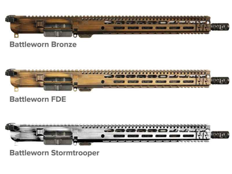 16" AR-15 / M4 Heavy Duty Aluminum Complete Upper: Battleworn