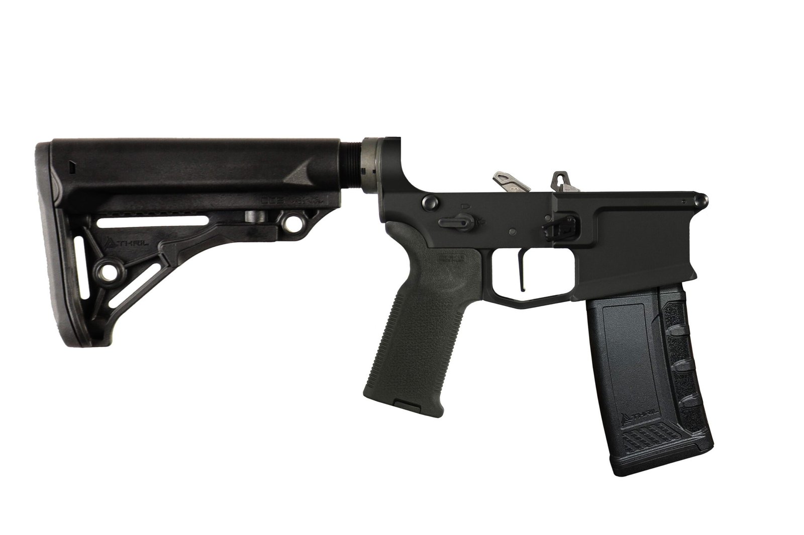 AR-15 / M4 Heavy Duty Aluminum Complete Lower: One Color Cerakote