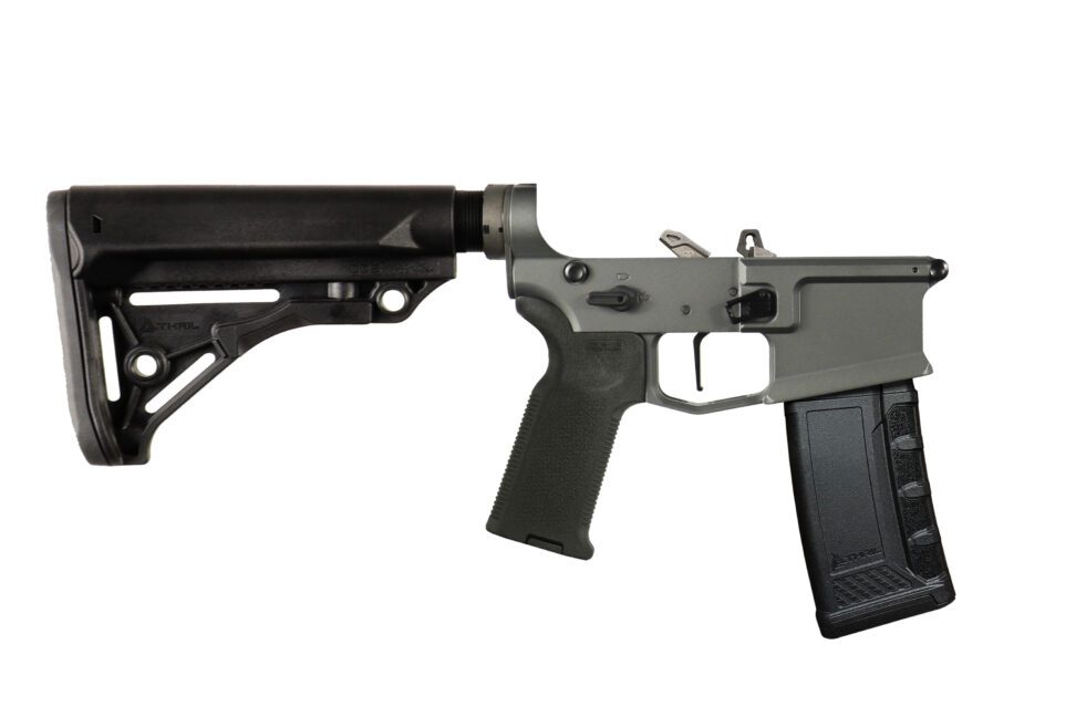 AR-15 / M4 Heavy Duty Aluminum Complete Lower Elite Carbon